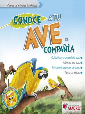 cover image of CONOCE a TU AVE DE COMPAÑÍA